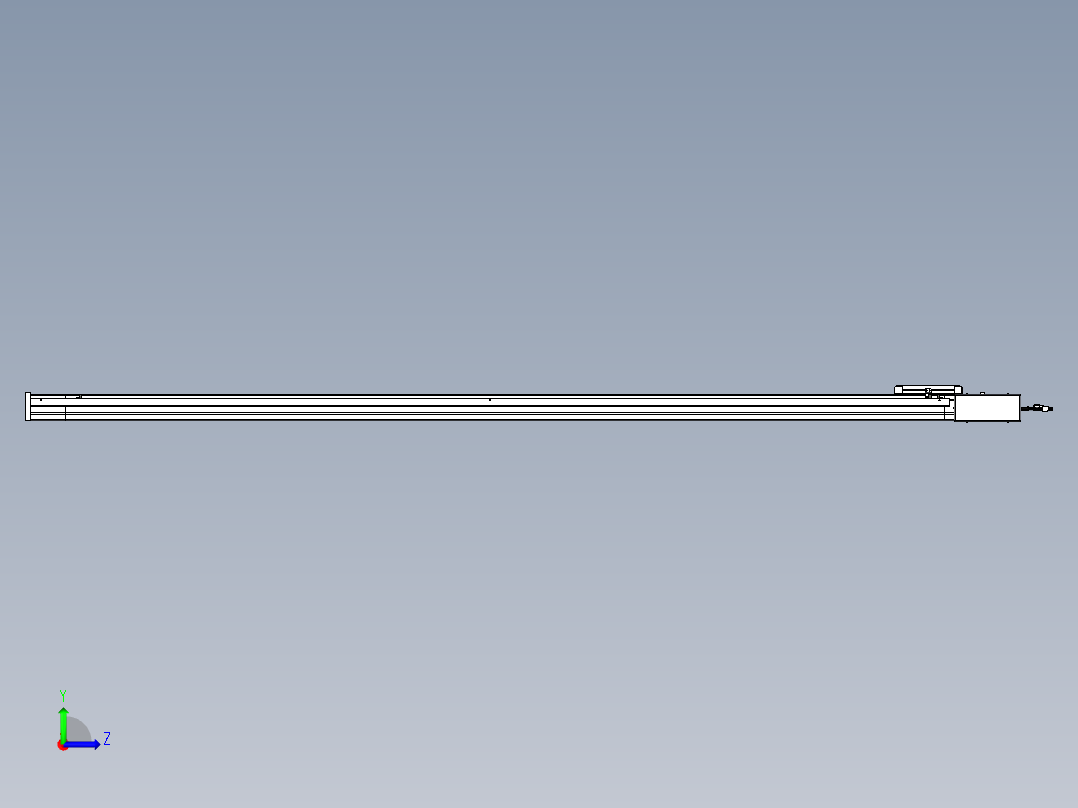 威洛博LB.GB同步带传动--欧规系列LB6A-L65-S2050-BR左视图