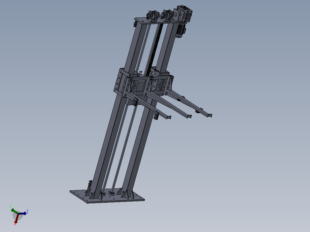 提升机<span style='color: red'>3D</span>模型图纸