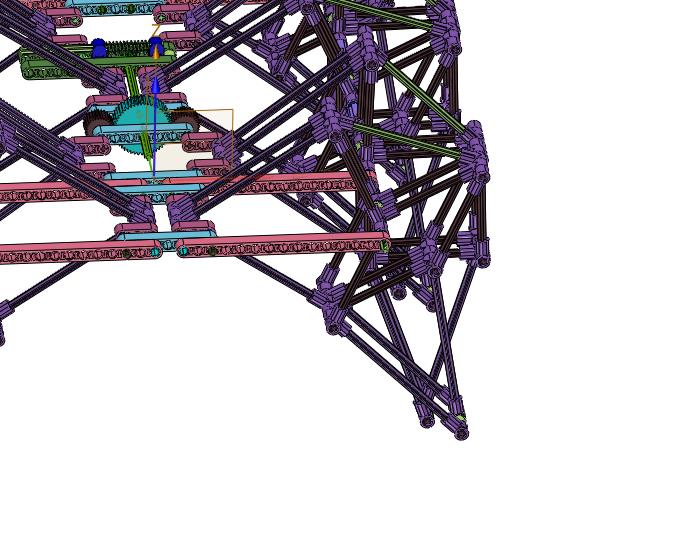 齿轮连杆组合机构的多足机器人