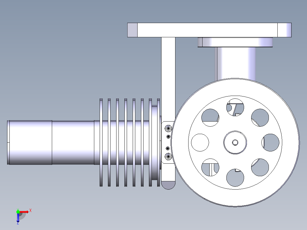 发动机 (12)俯视图