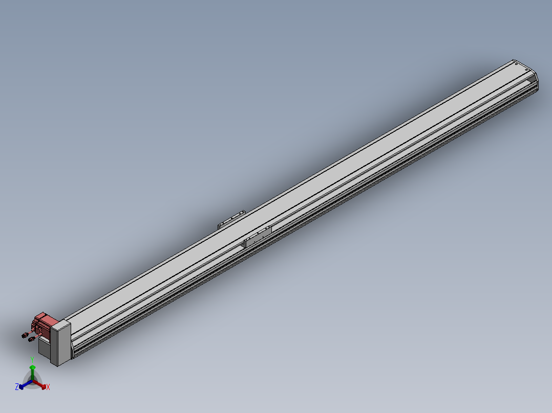 精密模组MT170-L125-2500-RU-M75-C4正等轴测图
