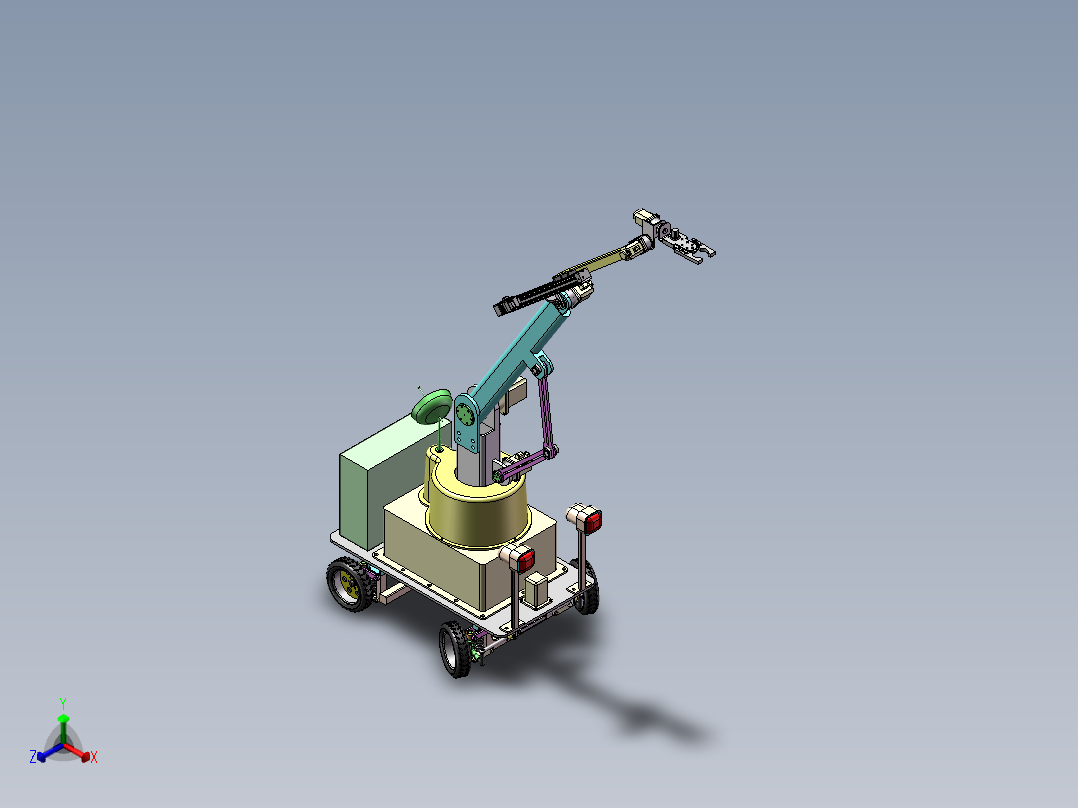 SW模型正等轴测图