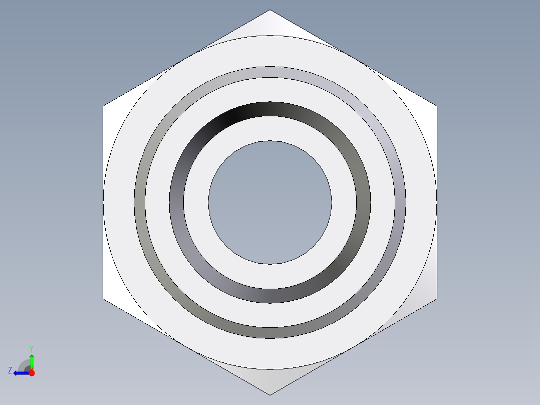 卡套式工业通用硬管接头EO_Swivel_connector_GAI14SMCFX右视图