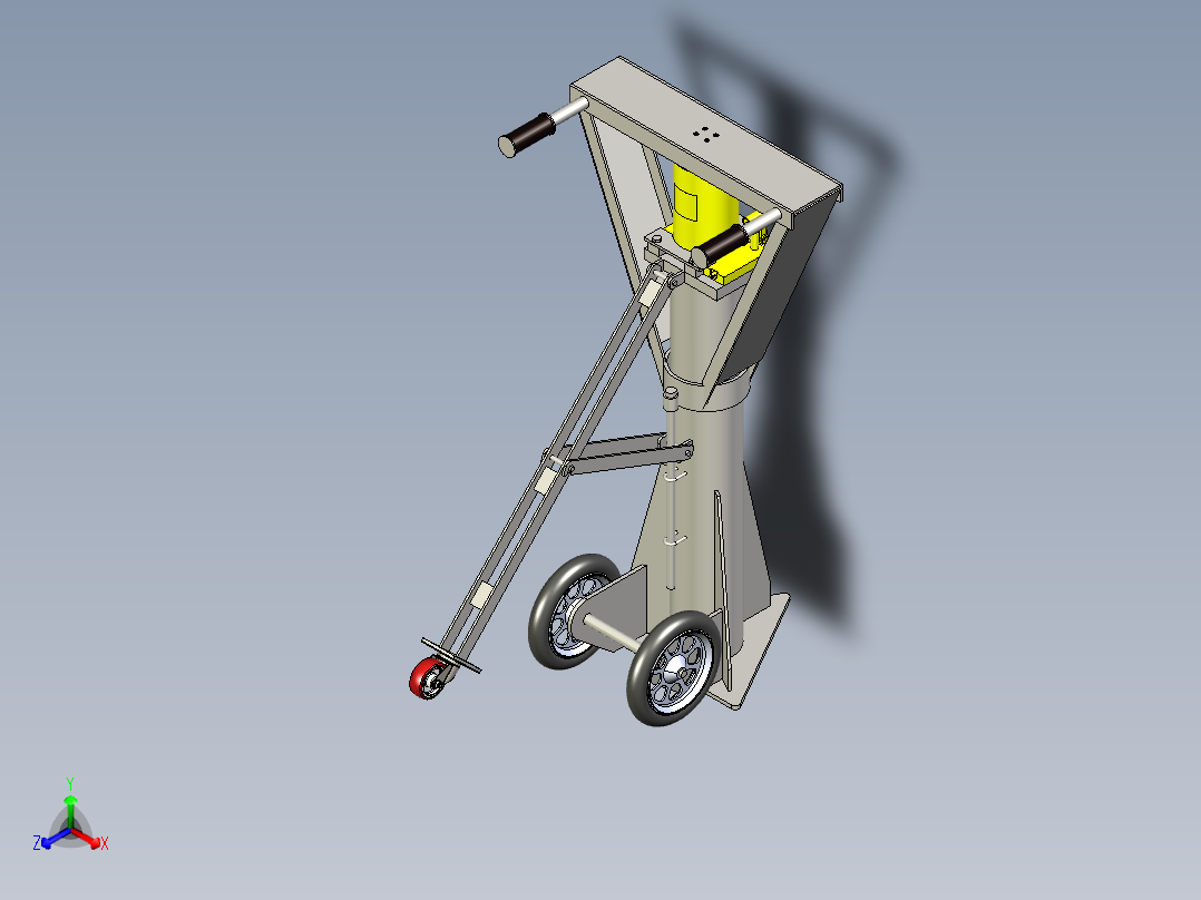 移动<span style='color: red'>式</span>千斤顶液压<span style='color: red'>筒</span>3D数模图纸 IGS<span style='color: red'>格式</span>