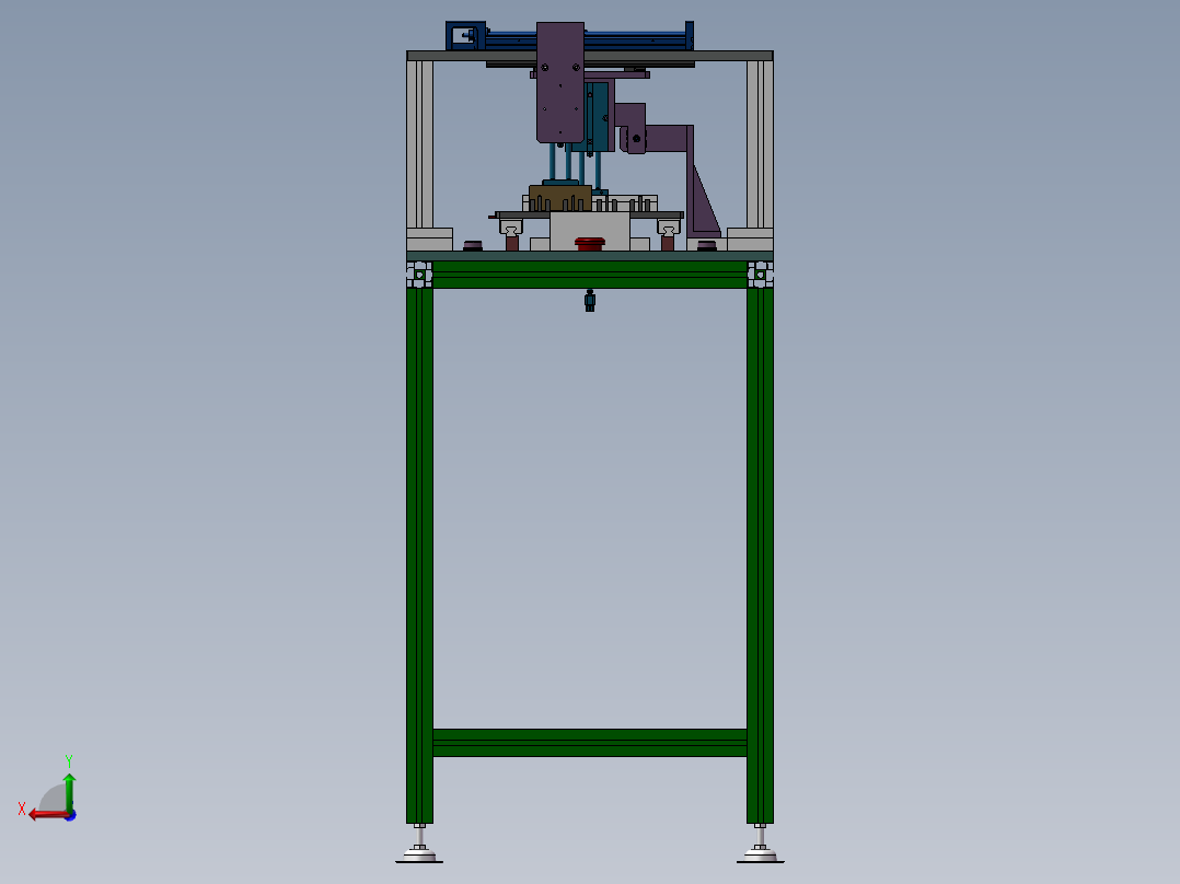 插座去毛刺打磨机后视图