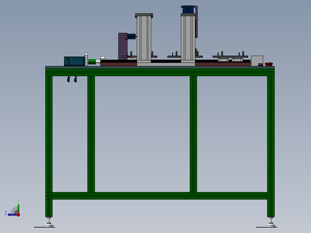 插座去毛刺打磨机右视图