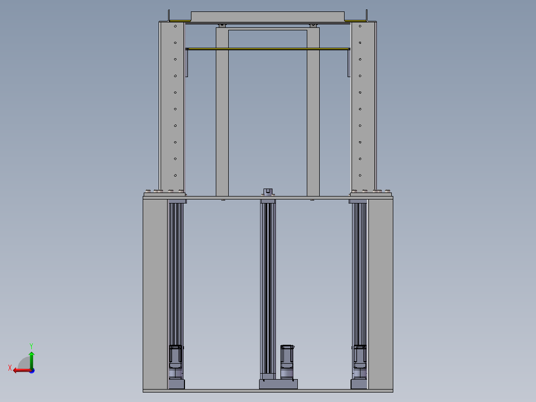 板件自动上料装 SW+CAD+001后视图