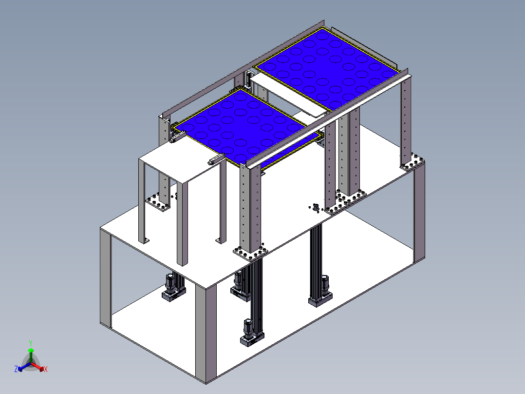 板件自动上料装 SW+CAD+001正等轴测图