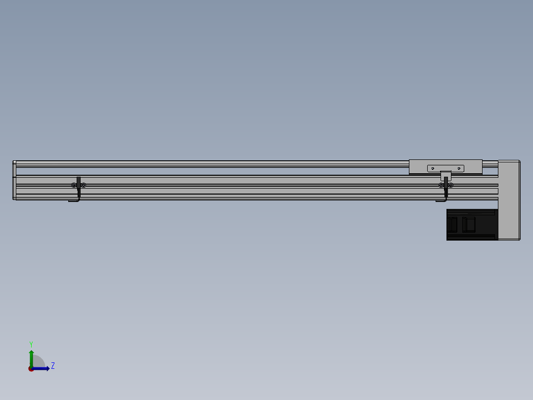 精密模组MY140-T10-700L-BM-P40B-C4-C左视图