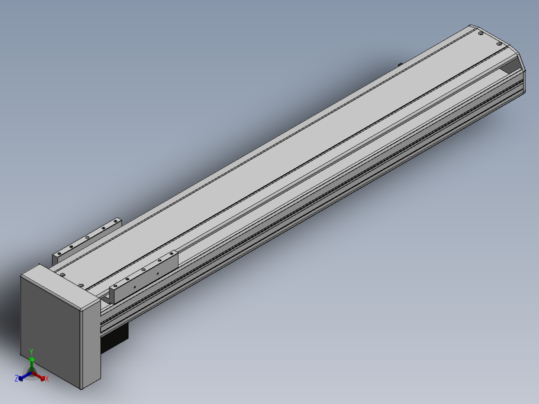 精密模组MY140-T10-700L-BM-P40B-C4-C正等轴测图
