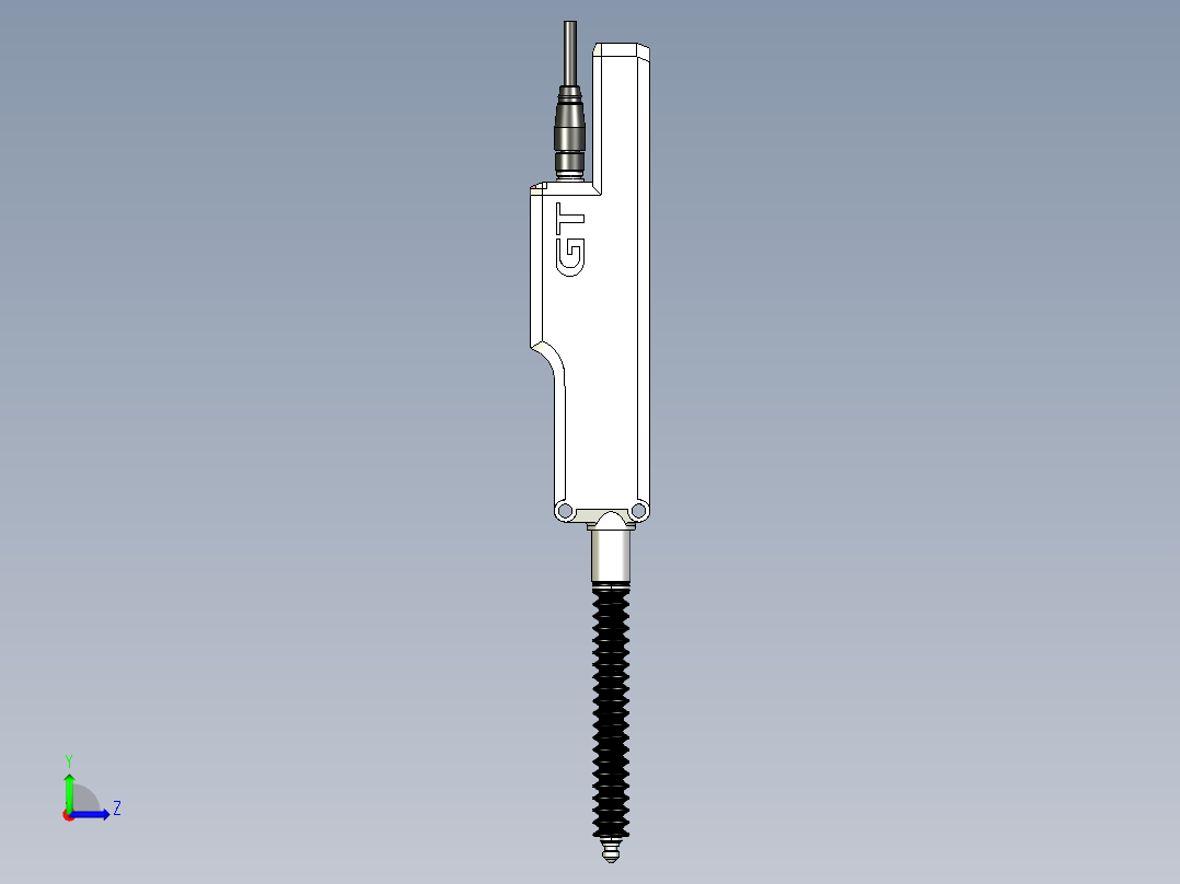 基恩士GT2-H50_kc图纸模型左视图