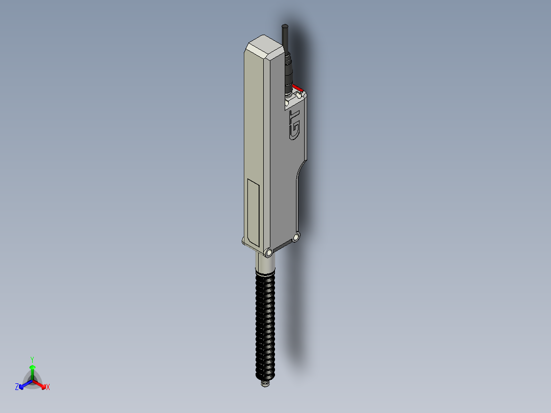 基恩士GT2-H50_kc图纸模型正等轴测图