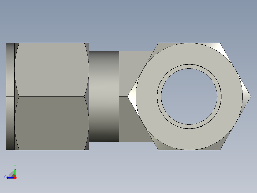 卡套式工业通用硬管接头12_jbu-s右视图