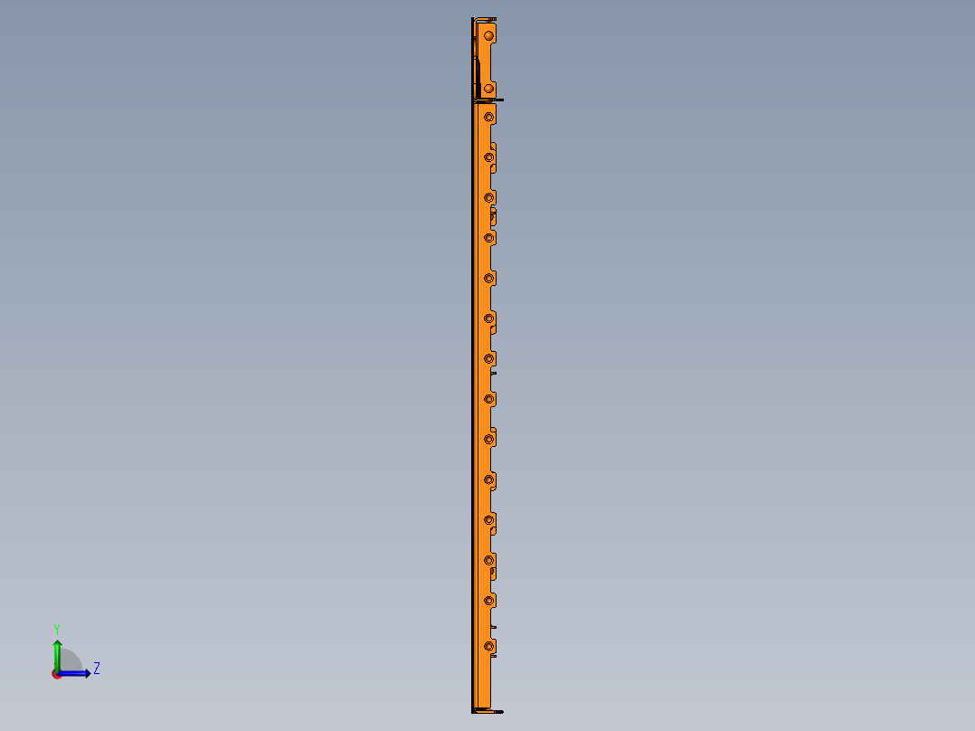 麦拉贴附治具左视图