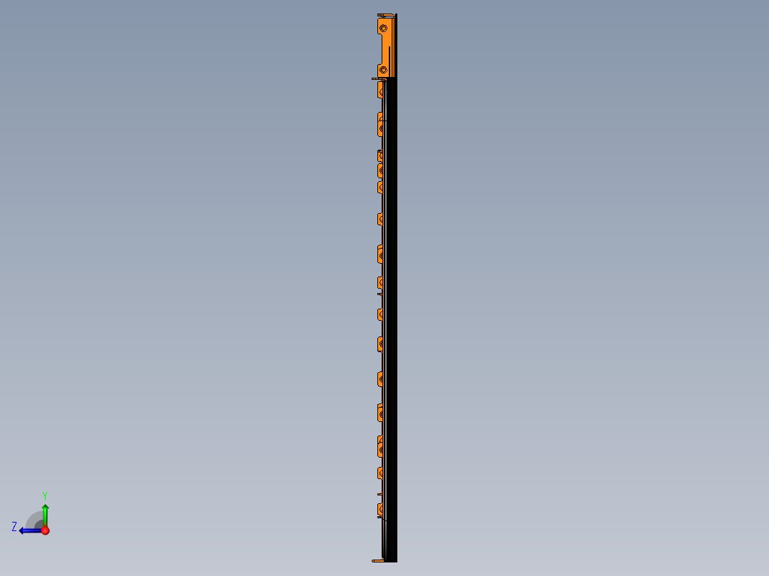 麦拉贴附治具右视图