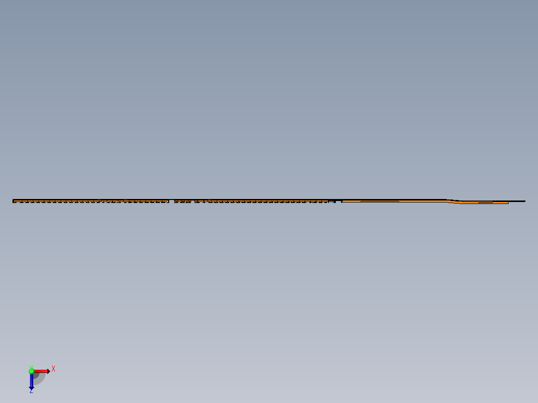 麦拉贴附治具俯视图