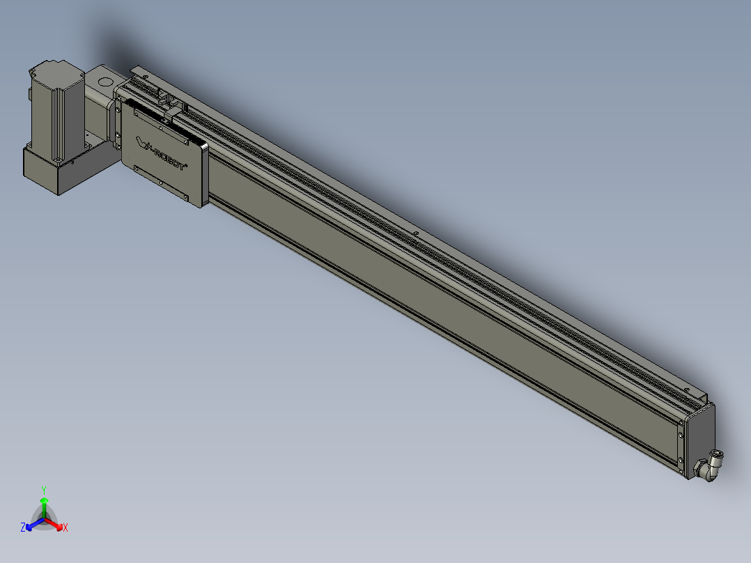 威洛博VBC10-S850-BLU-P40正等轴测图