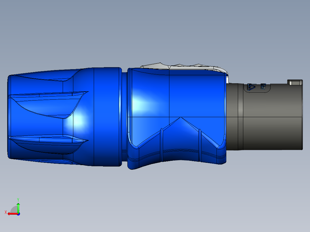 NEUTRIK powerCON NAC3MPXXA-WOT2后视图