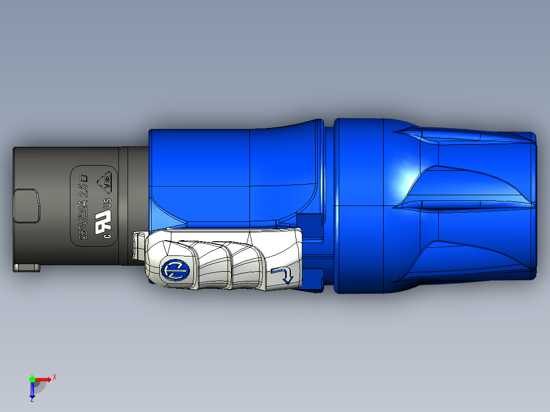 NEUTRIK powerCON NAC3MPXXA-WOT2俯视图