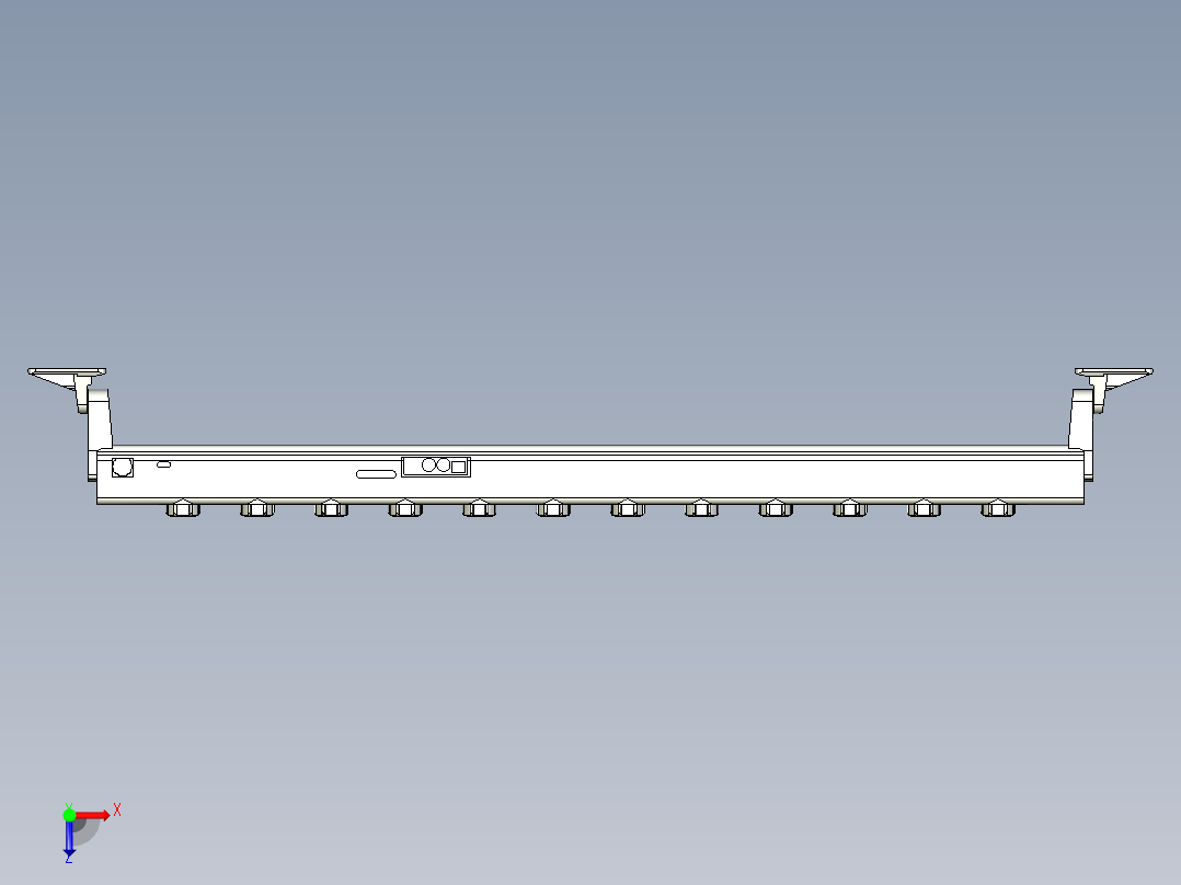 基恩士SJ-H084V+OP84297_kc图纸模型俯视图