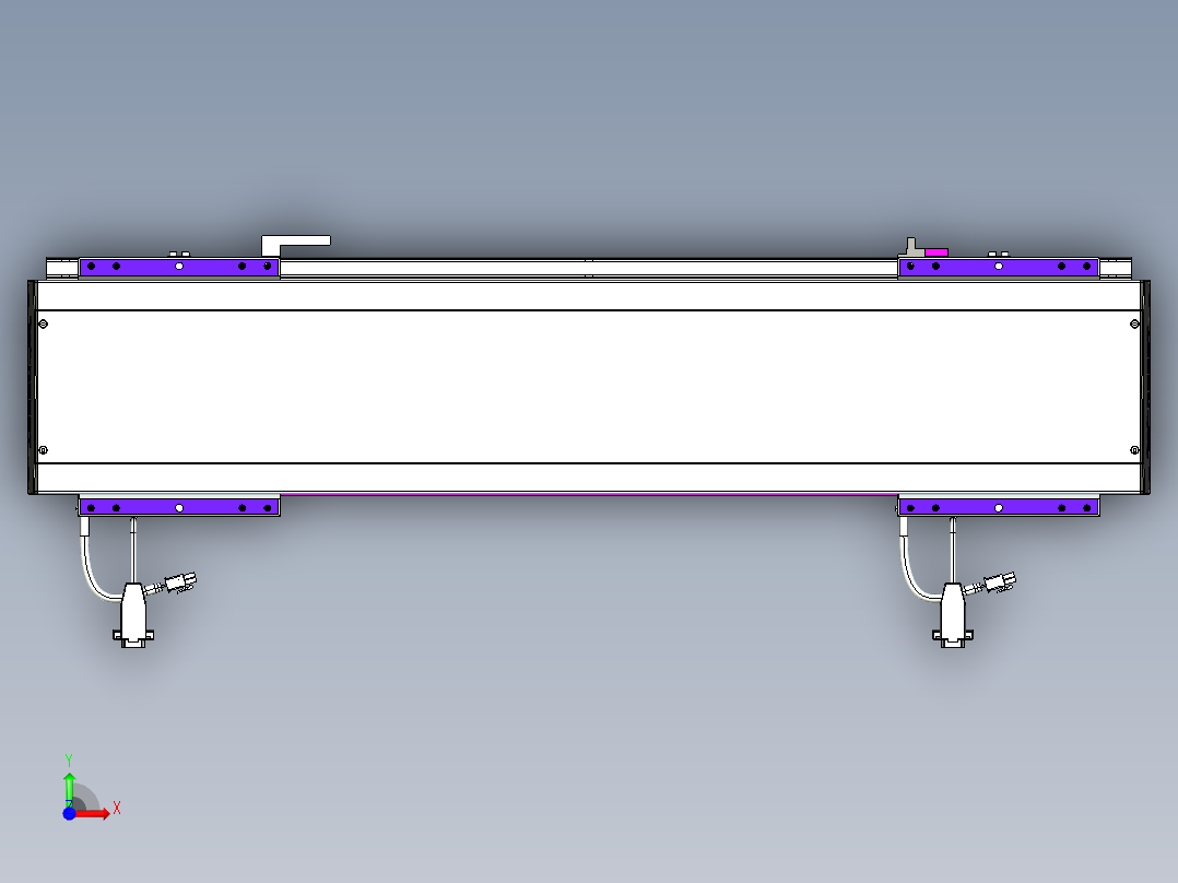 威洛博VL系列直线电机模组-2VL17E2-S450前视图