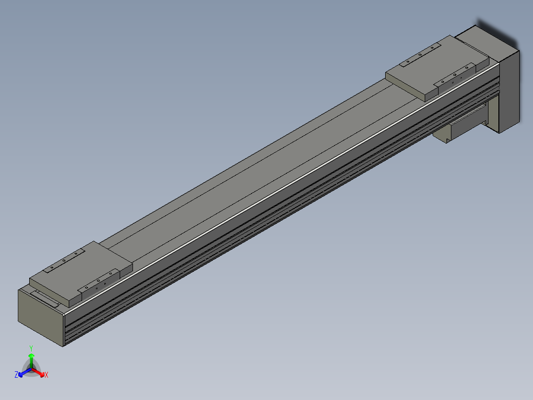 直线模组WG-LHC12-S900-D设计图纸