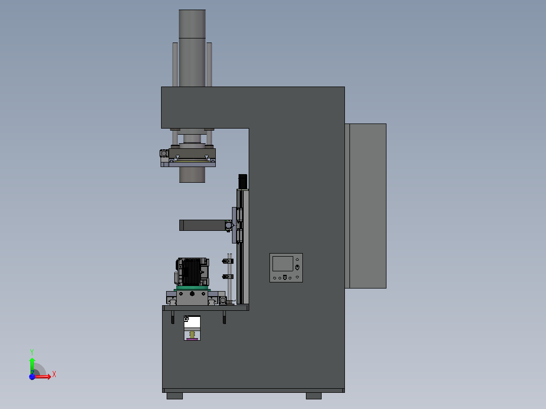 电机定子压装机sw20前视图