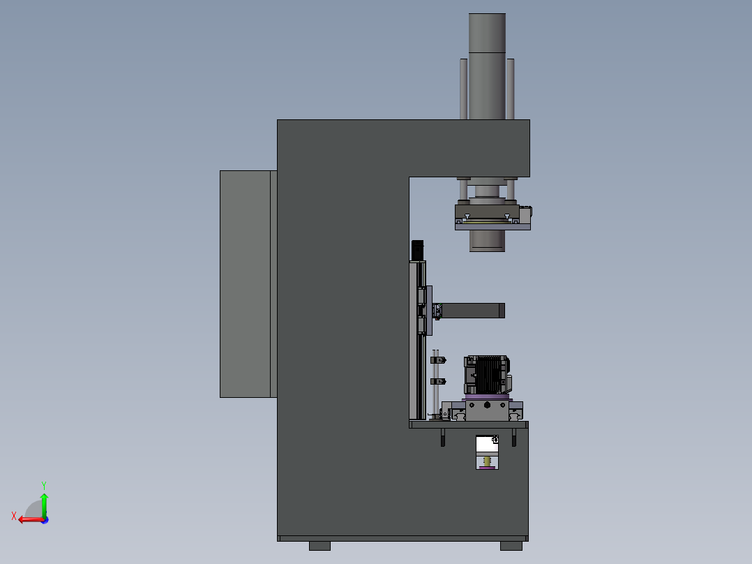 电机定子压装机sw20后视图