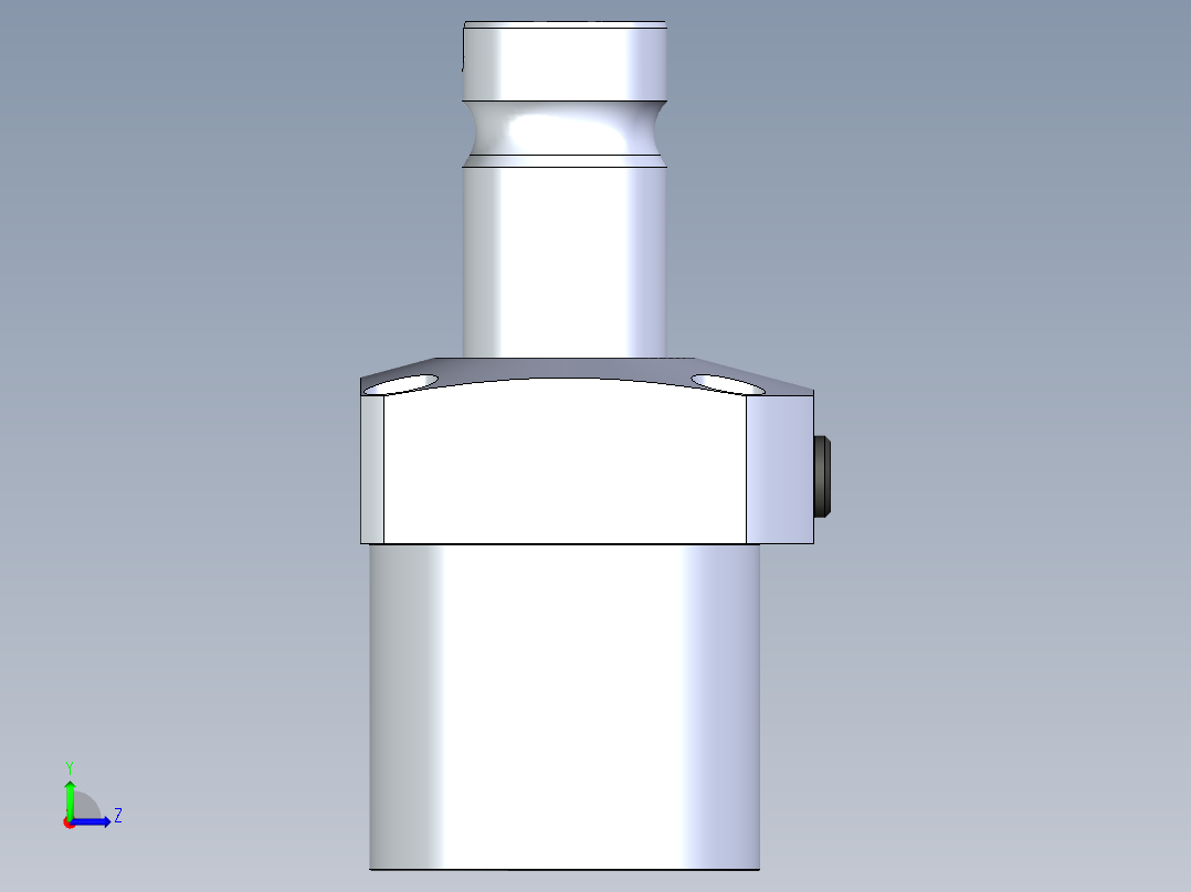 KOSMEKLG1050-CL-F多系列多零件图纸模型左视图
