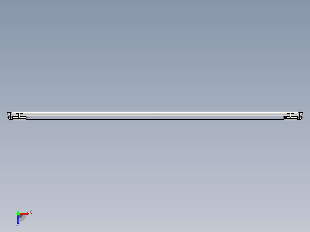 威洛博VL系列直线电机模组-2VL22H2-S2950俯视图