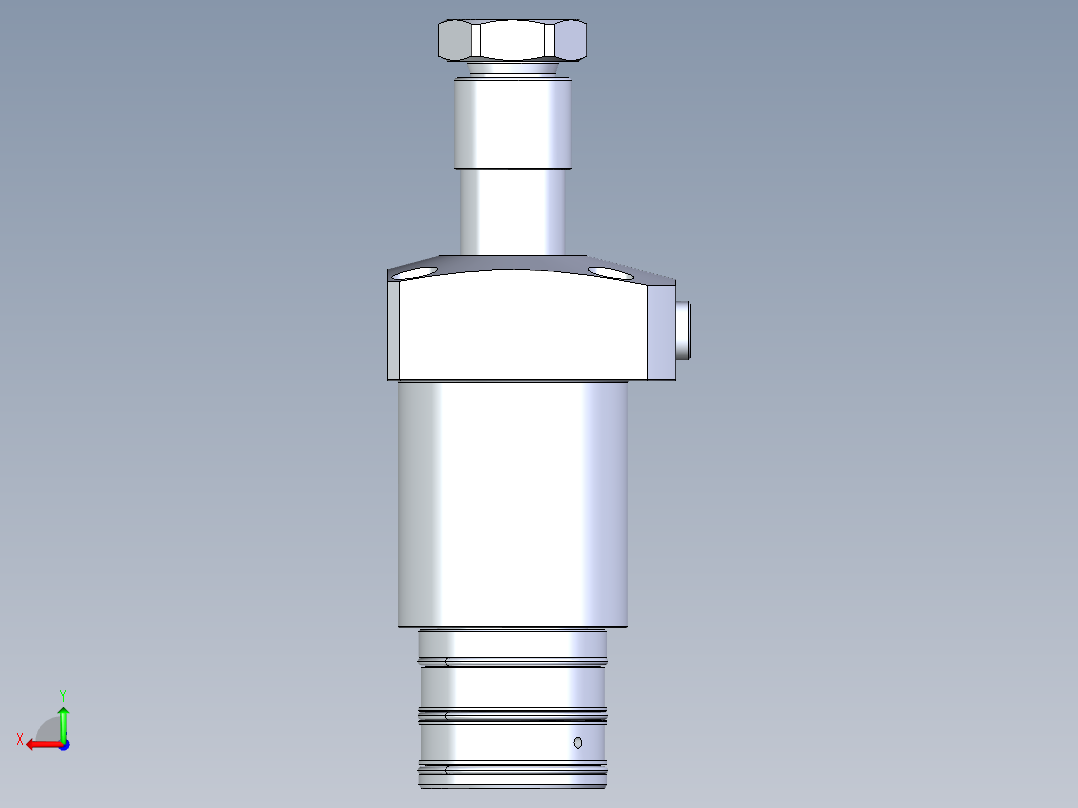KOSMEKLHA0550-CRM多系列多零件图纸模型后视图