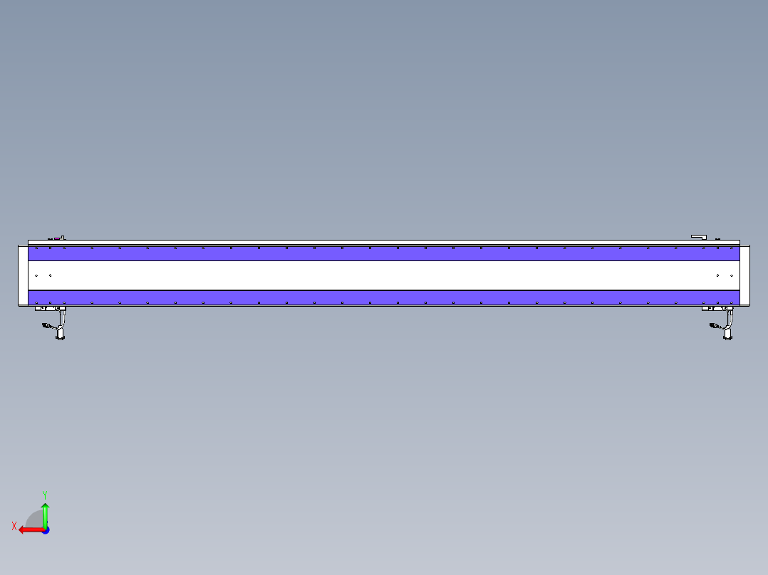 威洛博VL系列直线电机模组-2VL22H1-S2250后视图