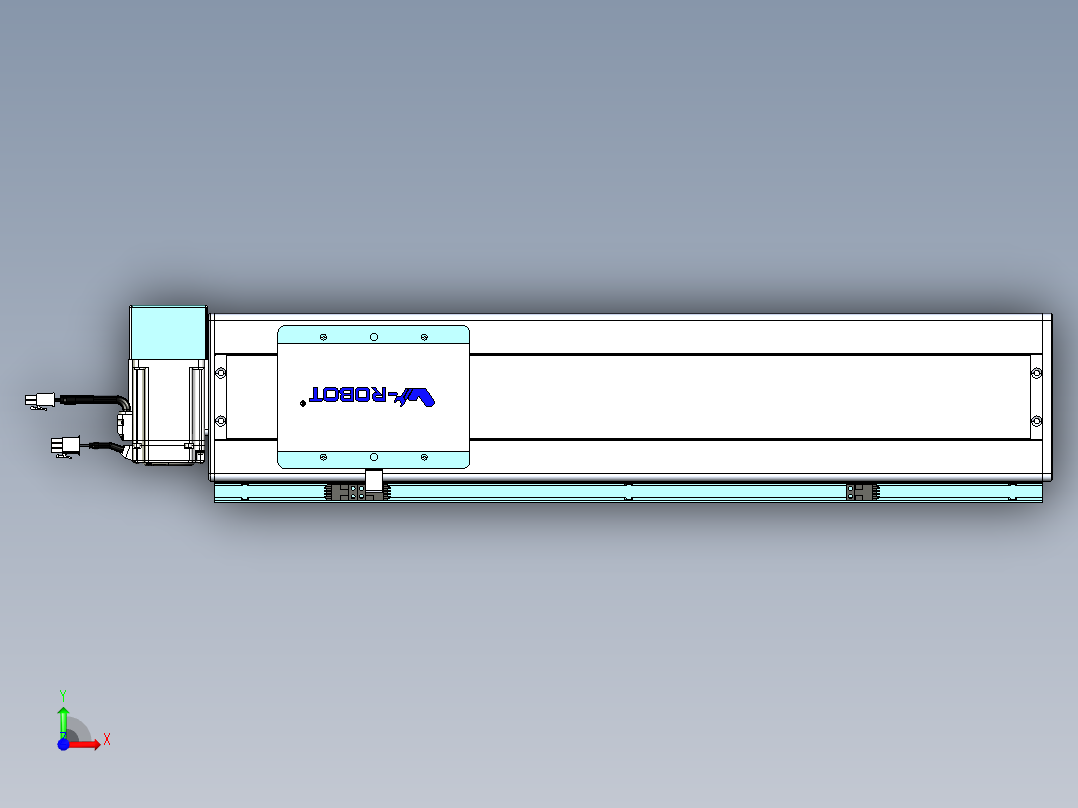 威洛博VBC同步带传动一无尘环境VBC14-L45-S400-BRU-ZP40-C3前视图