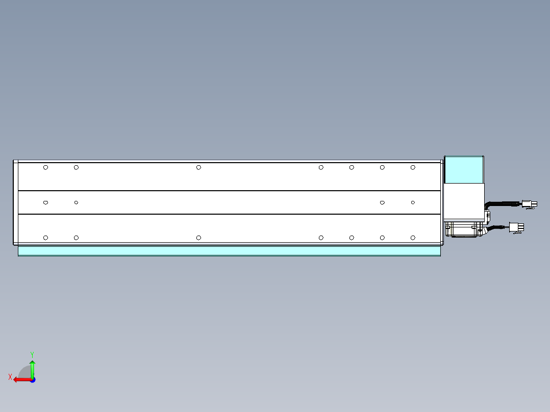 威洛博VBC同步带传动一无尘环境VBC14-L45-S400-BRU-ZP40-C3后视图