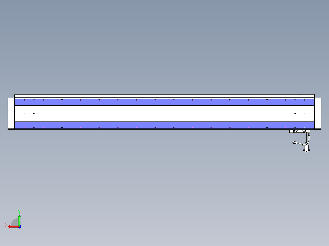 威洛博VL系列直线电机模组-VL17E1-S1450后视图