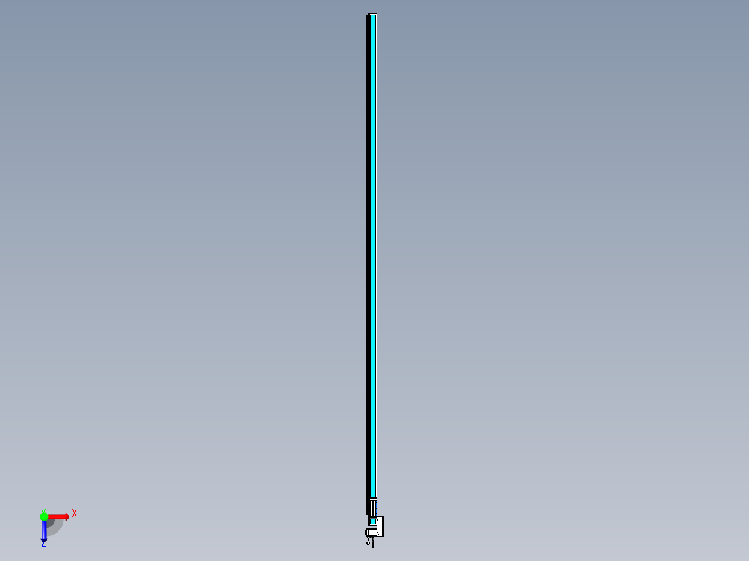 威洛博LB.GB同步带传动--欧规系列LB6A-L65-S3750-BL俯视图