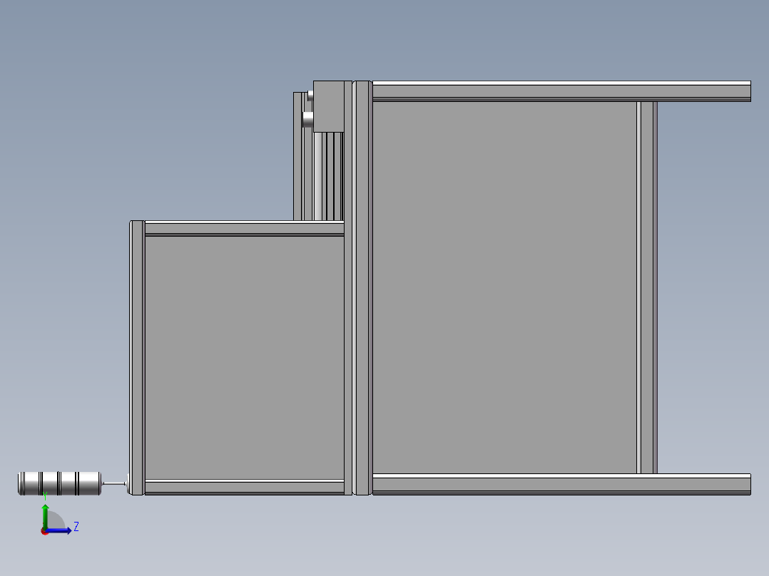 非标自动化锡片装配机左视图
