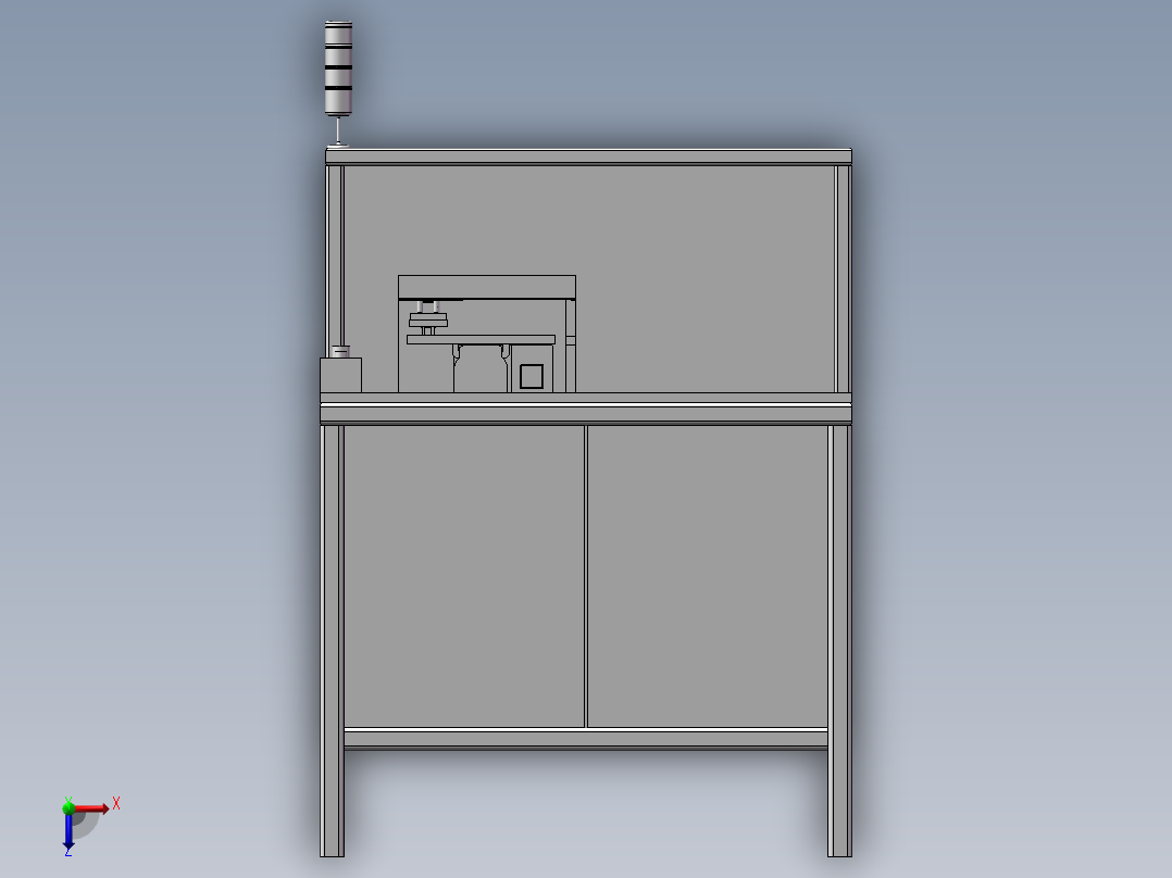非标自动化锡片装配机俯视图