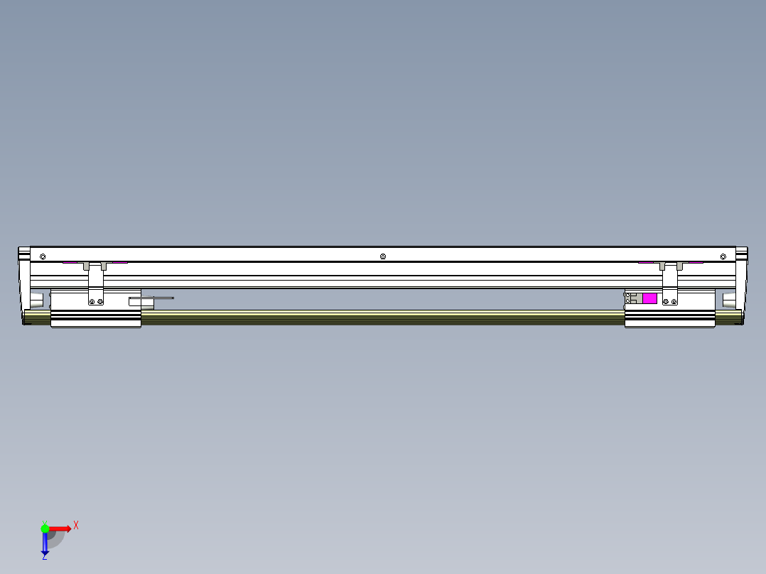 威洛博VL系列3d模型模组2VL22H1Y-S550俯视图