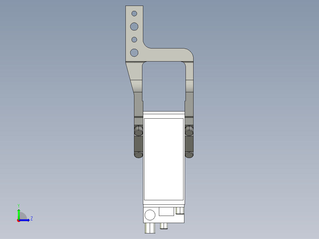 德克斯TUNKERS气缸数模V50.1 A11 T12 5~44左视图