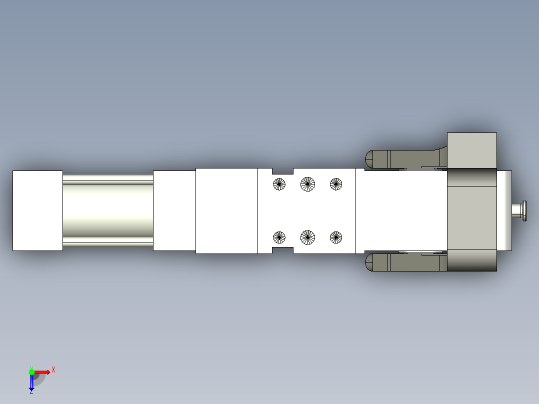 德克斯TUNKERS气缸数模V50.1 A11 T12 5~44俯视图