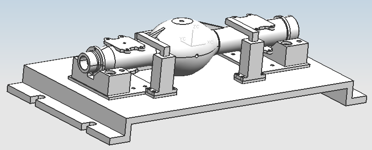 汽车桥壳零件液压柔性夹具设计【含三维图】