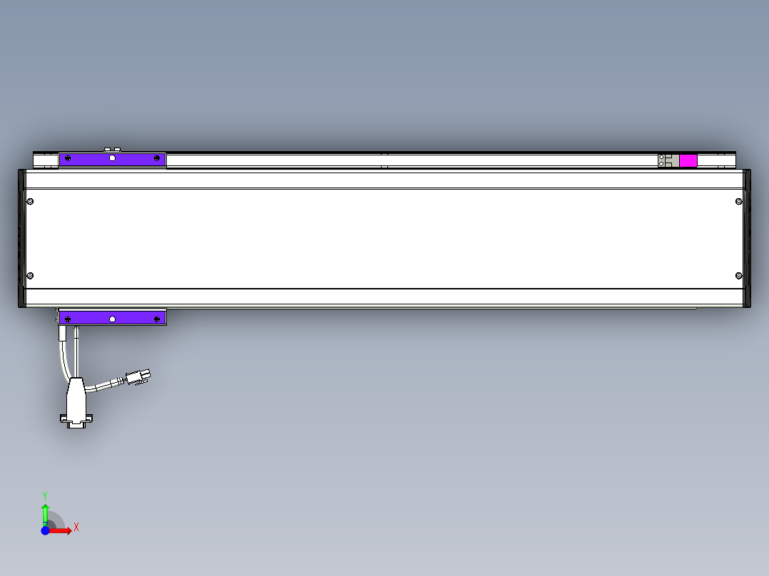 威洛博VL系列3d模型模组VL14S1Y-S550前视图