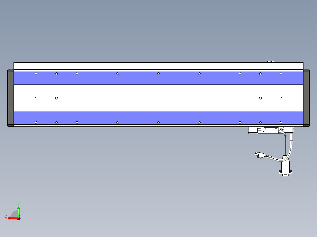 威洛博VL系列3d模型模组VL14S1Y-S550后视图