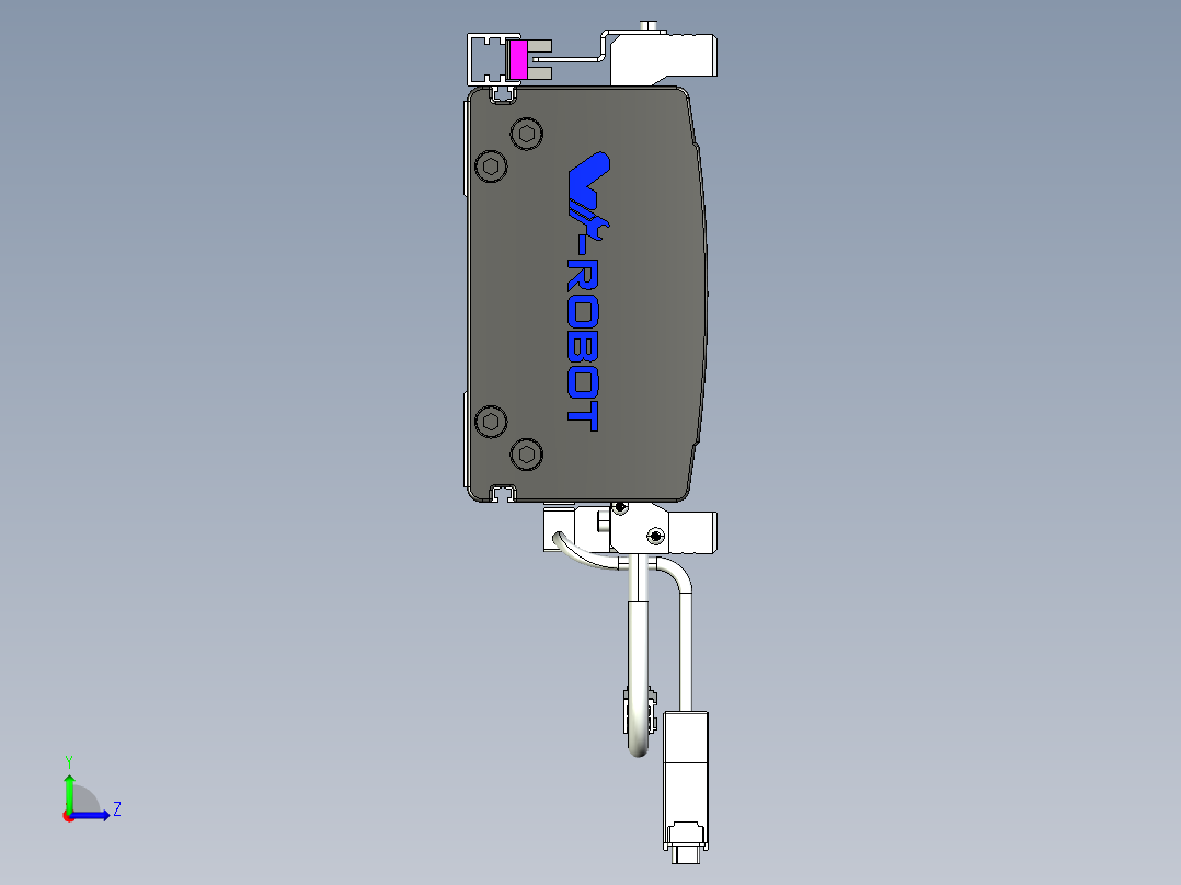 威洛博VL系列3d模型模组VL14S1Y-S550左视图
