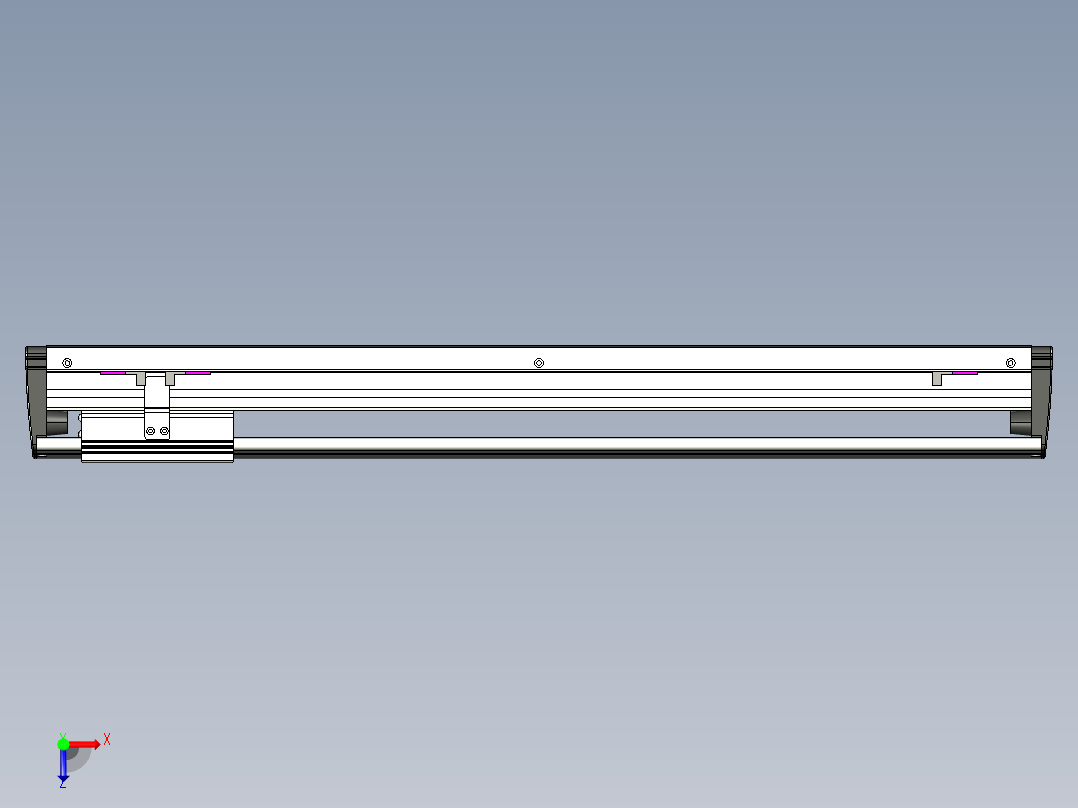 威洛博VL系列3d模型模组VL14S1Y-S550俯视图