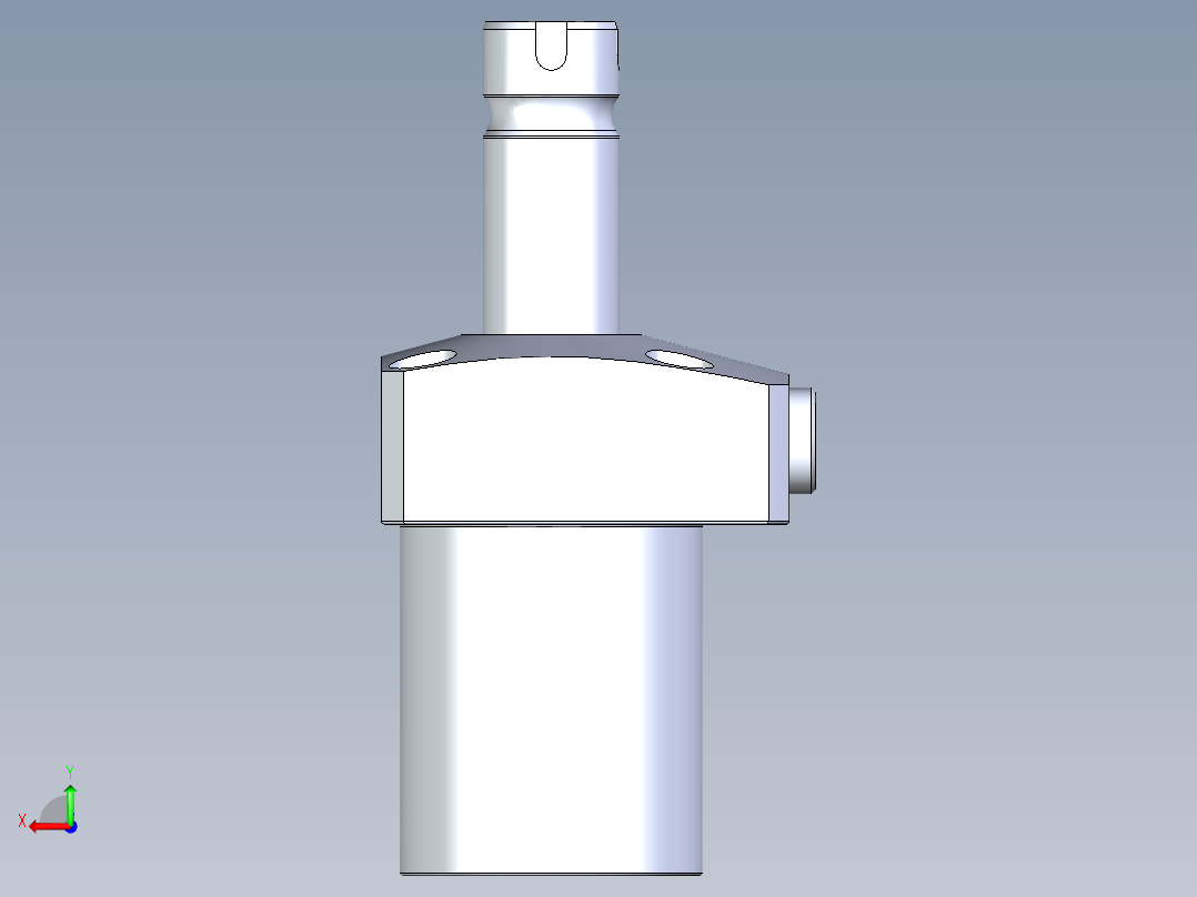 KOSMEKLHA0400-CR-F多系列多零件图纸模型后视图