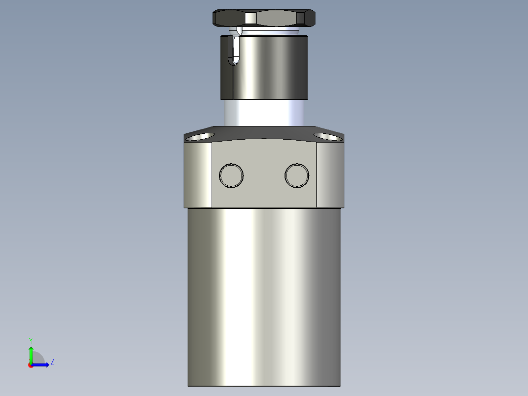 KOSMEKLHS1050-SL-Y45多系列多零件图纸模型左视图