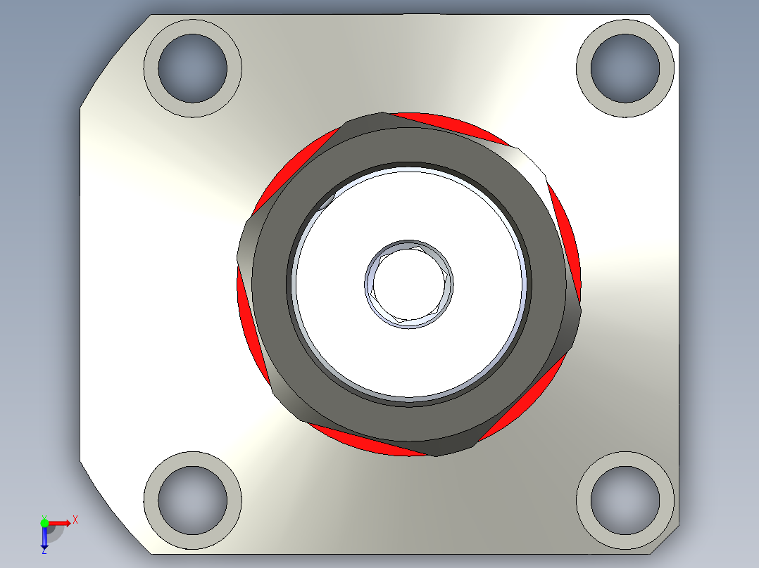 KOSMEKLHS1050-SL-Y45多系列多零件图纸模型俯视图