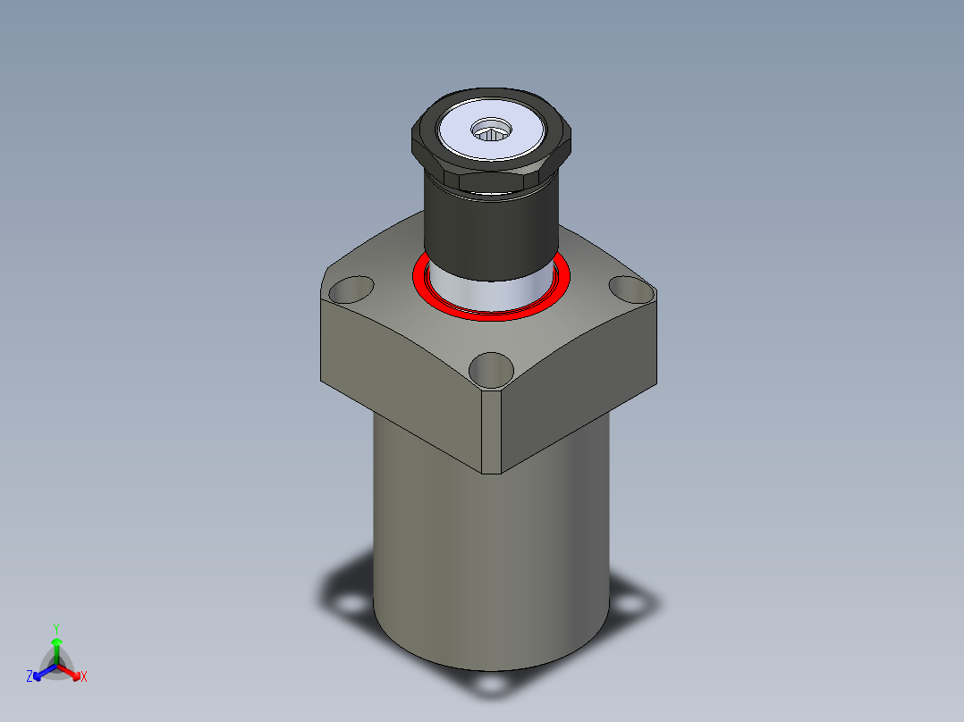 KOSMEKLHS1050-SL-Y45多系列多零件图纸模型正等轴测图
